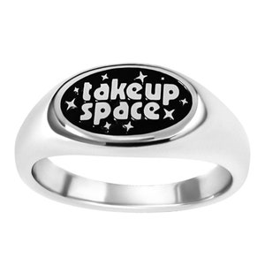 Take Up Space ring (Silver