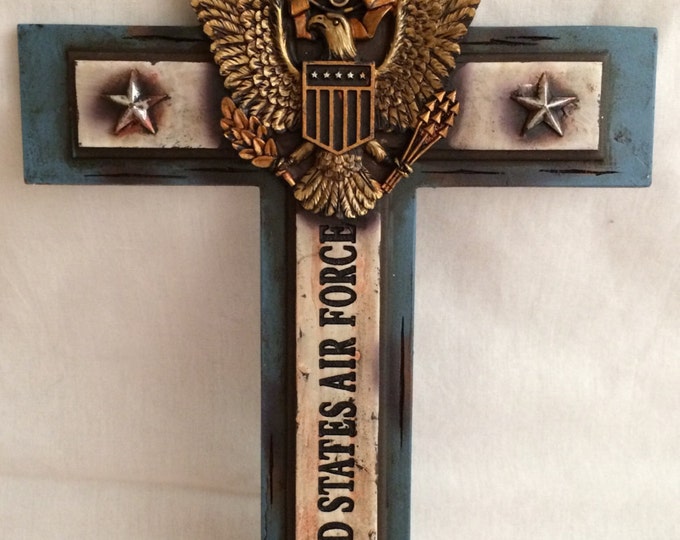 Cross United States Air Force Wall Decor AF1 Etsy