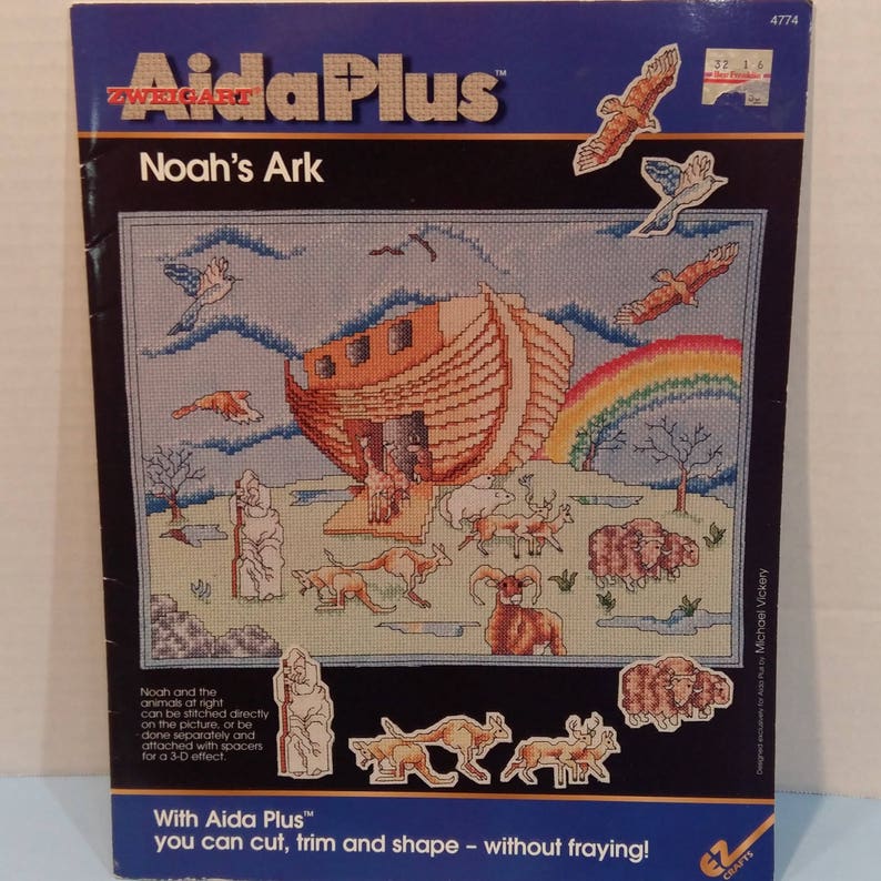 Noah/'s Ark Aida Plus Counted Cross Stitch 1 Pattern By Zweigart