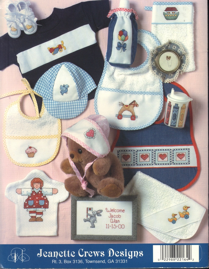 Cross Stitch Patterns A Smidgen Of Baby Motifs 14 Patterns Projects Crafts By Jeanette Crews Designs