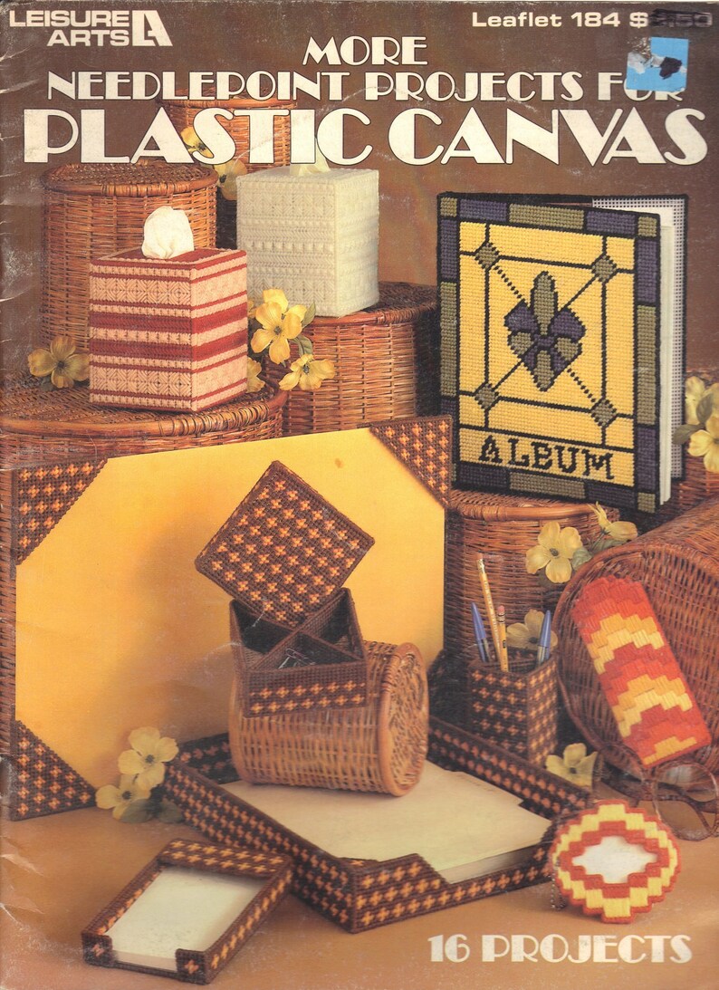 Plastic Canvas More Needlepoint Projects 16 Projects Patterns Designs By Leisure Arts