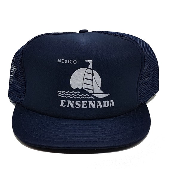 Vintage 80s Ensenada Mexico Truckers Cap Dad Hat