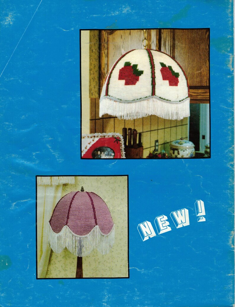 Lamp Shades 10 Plastic Canvas Patterns Projects By Etsy