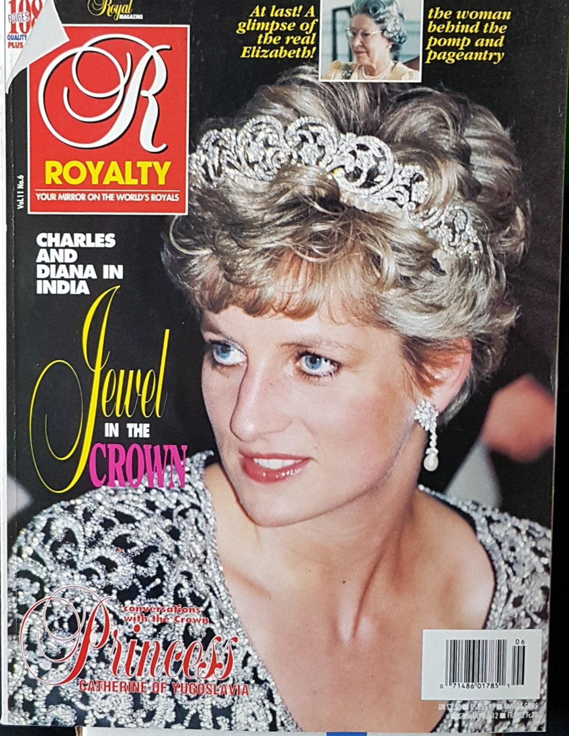 VTG the Royal Magazine Vol 11 No 6 March 1992 British Royalty | Etsy