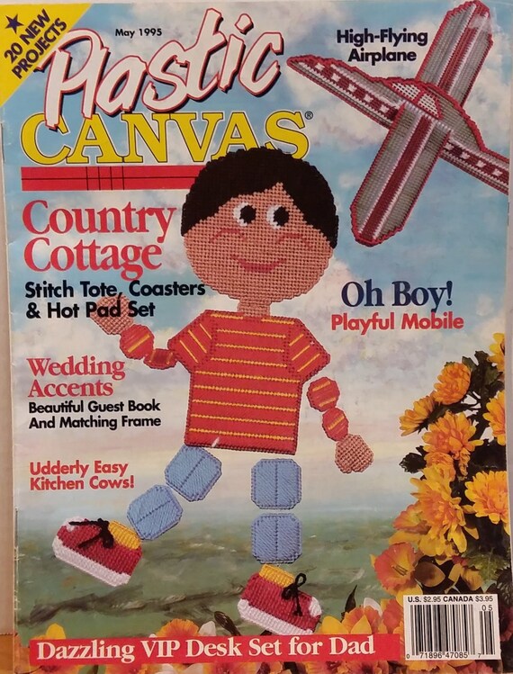 Plastic Canvas Country Cottage Magazine 20 Plastic Canvas Etsy