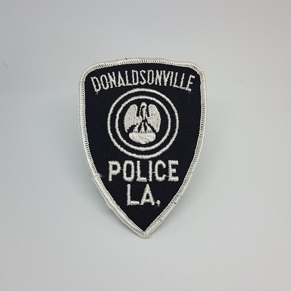 Donaldsonville LA Police Patch Crest Badge Logo Etsy