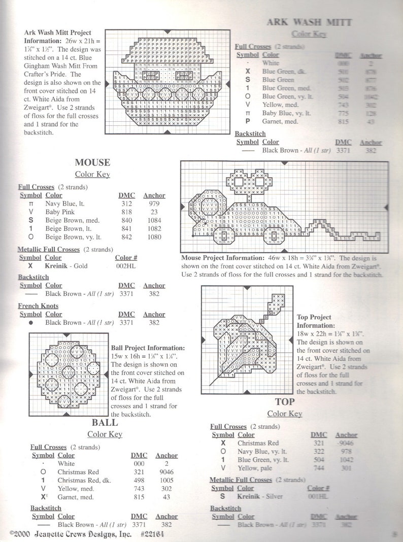 Cross Stitch Patterns A Smidgen Of Baby Motifs 14 Patterns Projects Crafts By Jeanette Crews Designs