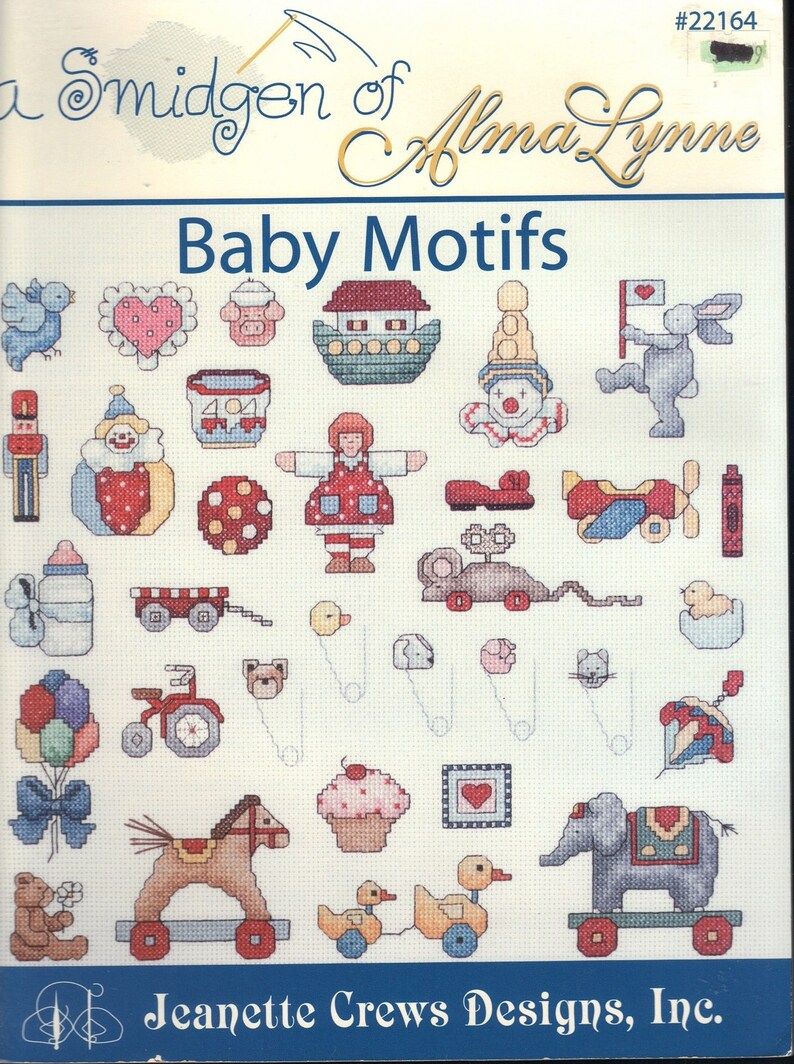 Cross Stitch Patterns A Smidgen Of Baby Motifs 14 Patterns Projects Crafts By Jeanette Crews Designs
