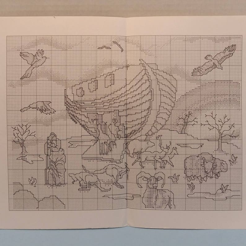 Noah/'s Ark Aida Plus Counted Cross Stitch 1 Pattern By Zweigart