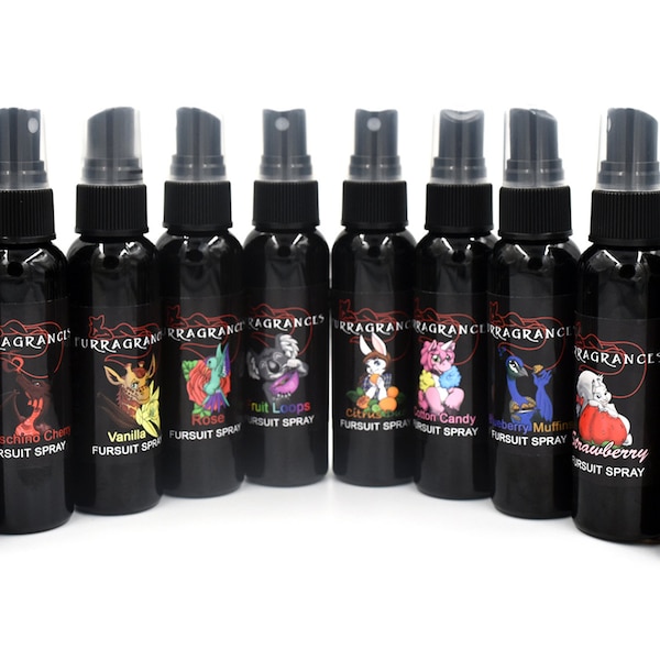 Fursuit Spray  2018/2019 - 4oz - (120ml)  Cleaning Cosplay Costume
