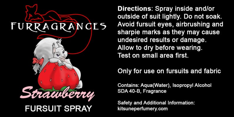 Fursuit Spray 2018/2019 2oz 60ml Cleaning Cosplay Costume image 9
