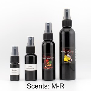 Fursuit Spray | Deodorizer, Cosplay Costume Odor Remover Fabric Mist | Scents M-R: Maraschino Cherry, Mint, Passion Friuit | Furragrances