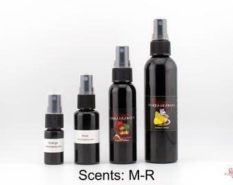 Fursuit Spray | Deodorizer, Cosplay Costume Odor Remover Fabric Mist | Scents M-R: Maraschino Cherry, Mint, Passion Friuit | Furragrances