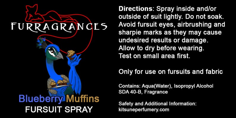 Fursuit Spray 2018/2019 2oz 60ml Cleaning Cosplay Costume image 8
