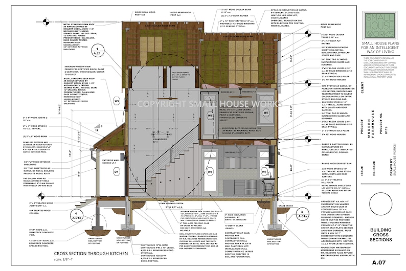 Small Modern Farmhouse House Plan, Design 1/ Part 1, 2 bedrooms 2 bathrooms, 890 sq ft. image 8