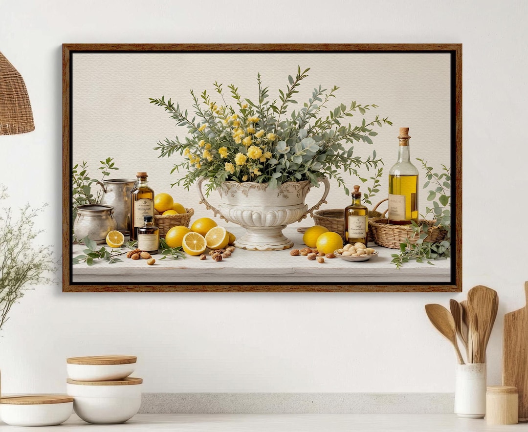 French Country Kitchen Wall Art, Kitchen Wall Art Décor, Artful Lemons ...