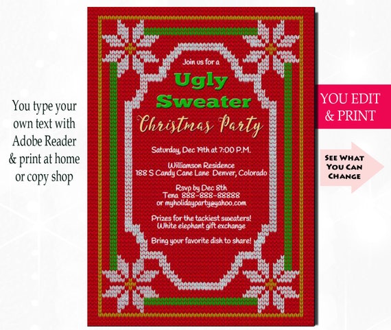 Christmas Party Invitations Free Pdf 10