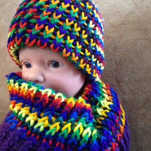 Rastafarian Rainbow Baby Cocoon Photo Prop Set Newborn Bunting Swaddle Sack Snuggle Sack New Baby Gift Boho Baby Bohemian Baby Free Shipping image 2