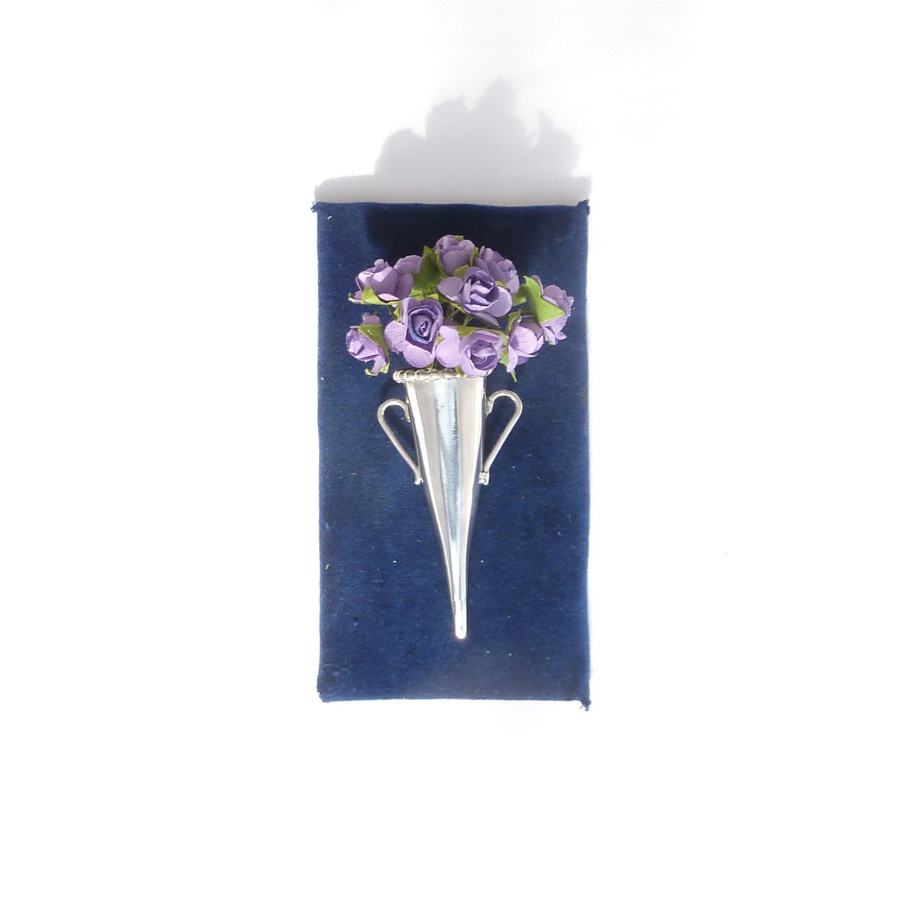 Poirot lapel store pin vase