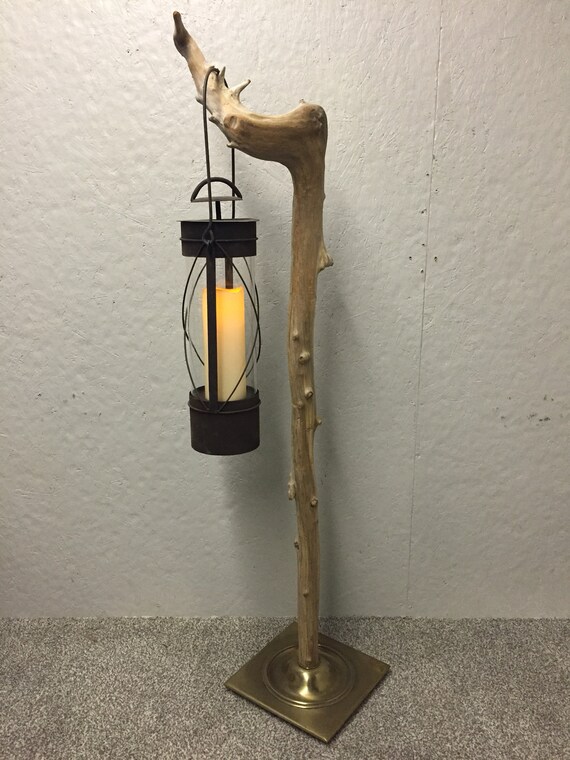 Driftwood Lantern Stand