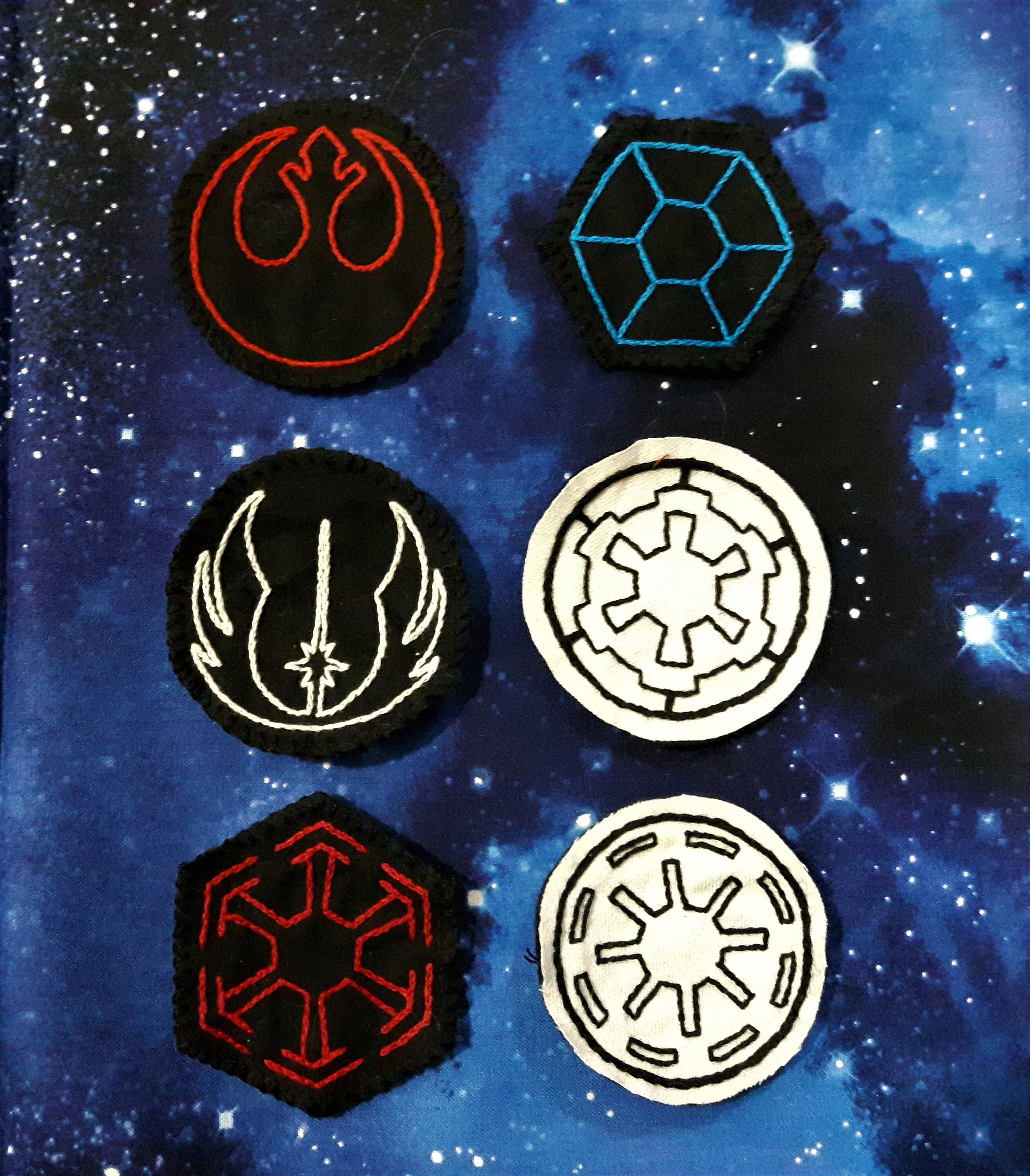 Hand embroidered patch. Star Wars patches. Rebel Alliance. Etsy