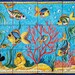 Hand Painted Ceramic Tile Mural - Coral and Tropical Fish - Bathroom Tile Mural - Tub Decor - Tile Project - Painted Backsplash 