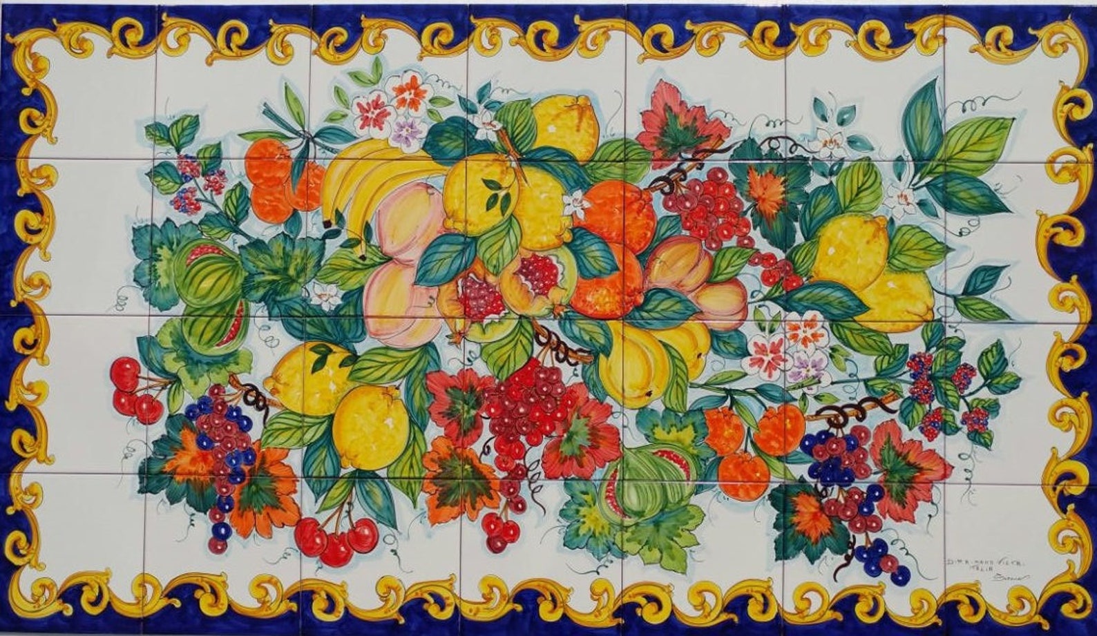 Dekorative Keramik Fliesen Wandbilder für Küche Backsplash | Etsy