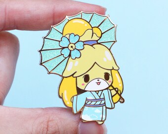 Animal Crossing Hanami - Blue Kimono Isabelle