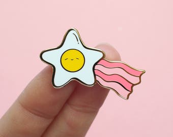 Intergalactreat: Starry Side Up - Hard Enamel Pin