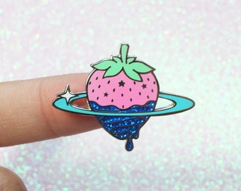 Intergalactreat: Star-dipped Berry - Hard Enamel Pin