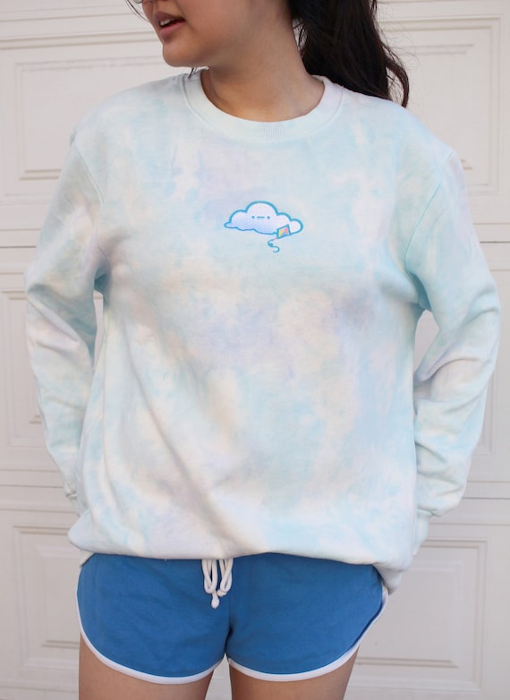Cloud tie dye sweatshirt 2025