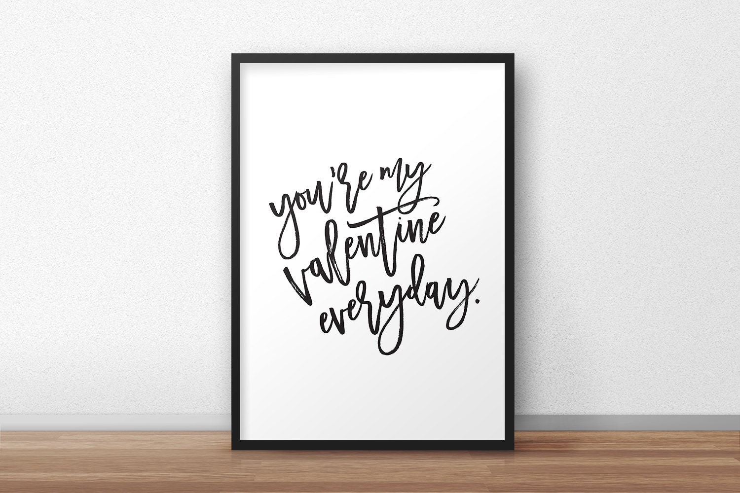 You're My Valentine Everyday Printable Modern Wall Art - Etsy