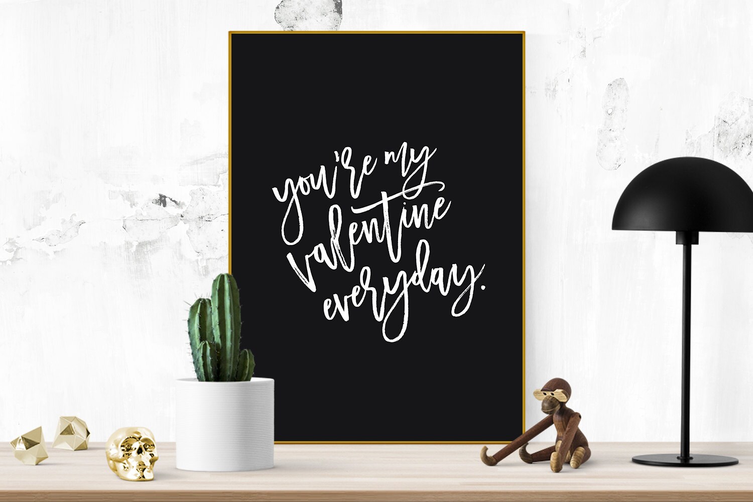 Eres Mi San Valentin Diario Imprimible Moderno Arte De La Etsy