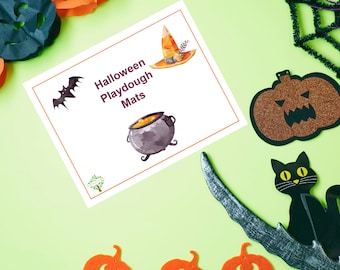 Halloween Playdough Mats Bundle