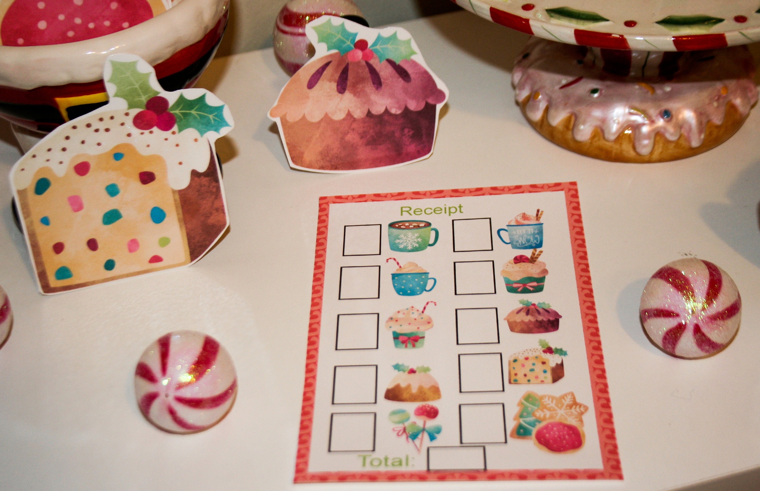 Christmas Bakery Shop Dramatic Play Set - Etsy