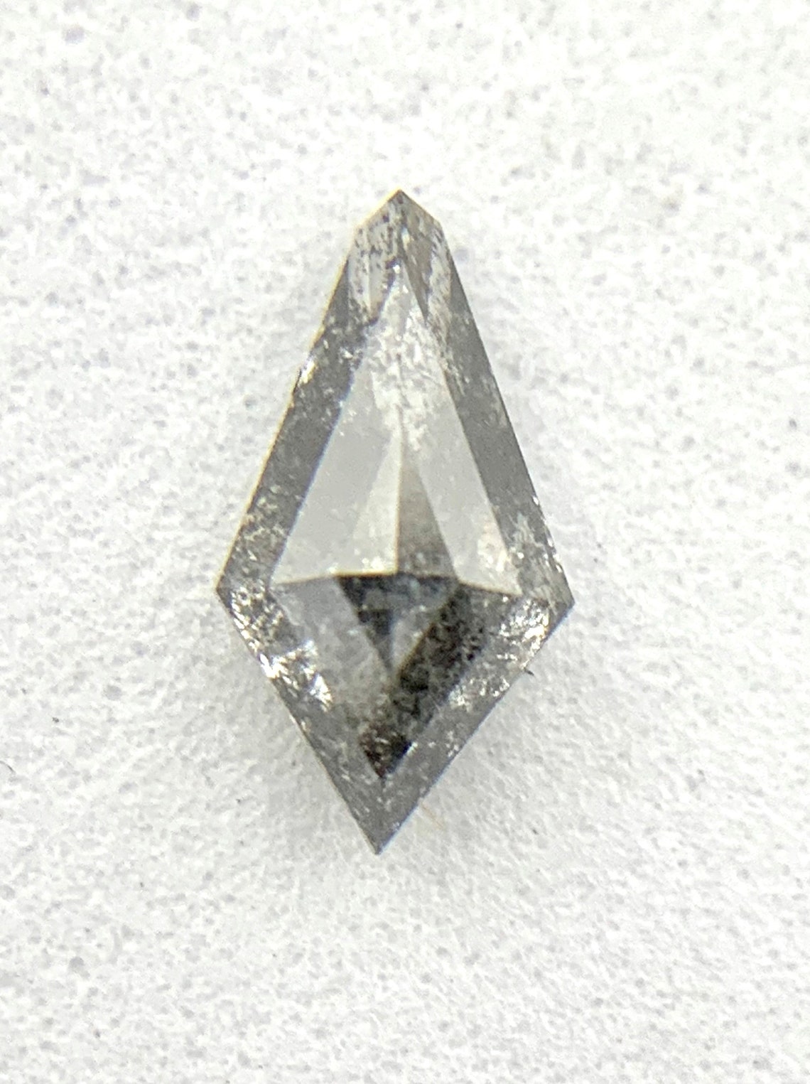 Kite Cut Salt and Pepper Diamond Etsy