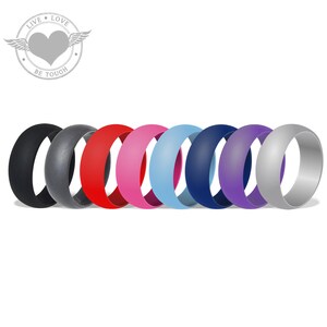 TOUGH LOVE - BUNDLE - All 8, Wave 1 Colors - Premium Silicone Wedding Rings