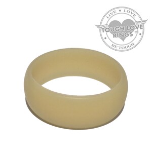 TOUGH LOVE - Solid SAND (Wide band, 8.7mm) - Premium Silicone Wedding Rings