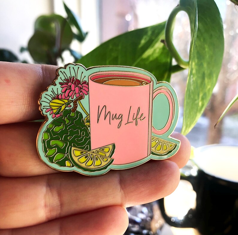 Mug Life Enamel Pin image 2