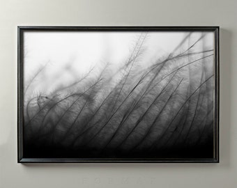 WINDY WHEAT, Fotografía Agrícola, Arte De Naturaleza, Estados Unidos, Agricultura, Decoración Abstracta, Decoración De Naturaleza, Decoración Monocromática, Blanco y Negro, Arte Mural