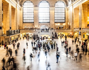 GRAND CENTRAL Station, Street Art, Architecture Print, Transport Art, Subway Print, Transit Art, USA, American Decor, New York, Fine Art