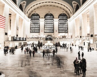 GRAND CENTRAL Station, Street Art, Architecture Print, Transport Art, Subway Print, Transit Art, USA, American Decor, New York, Fine Art