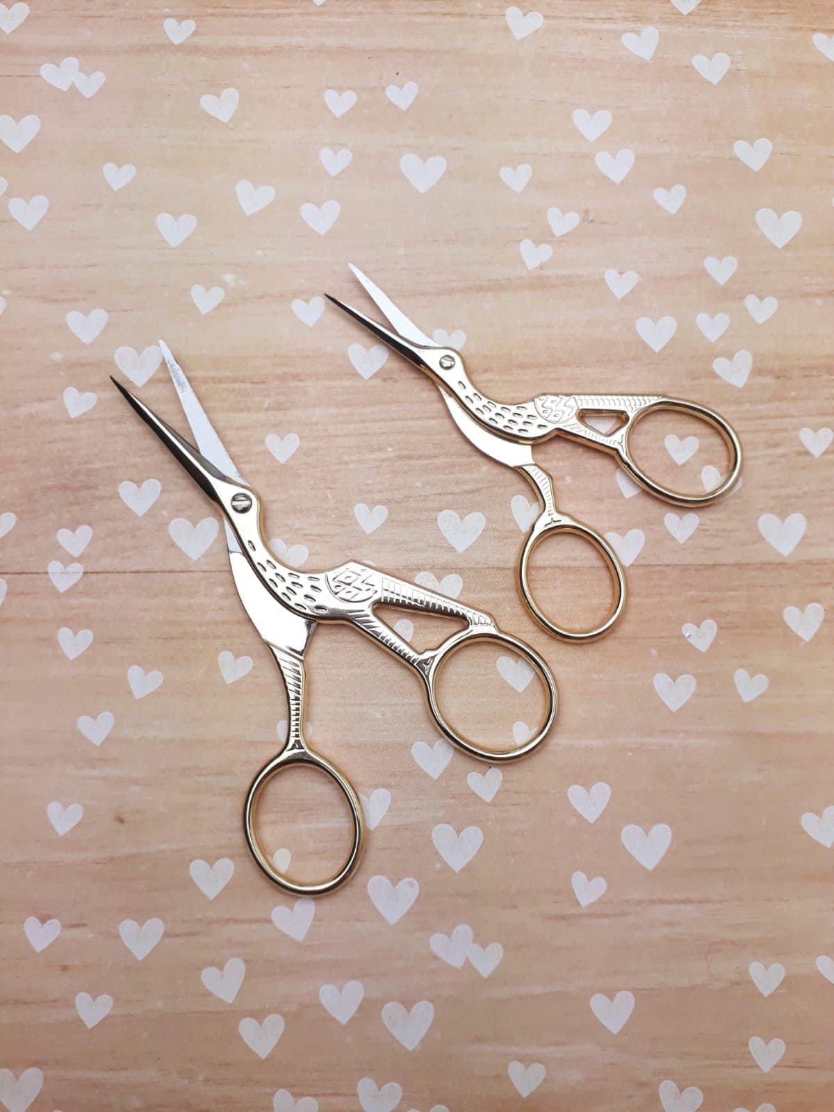 Stork Sewing Scissors Crane Craft Scissors Gold or Silver Etsy
