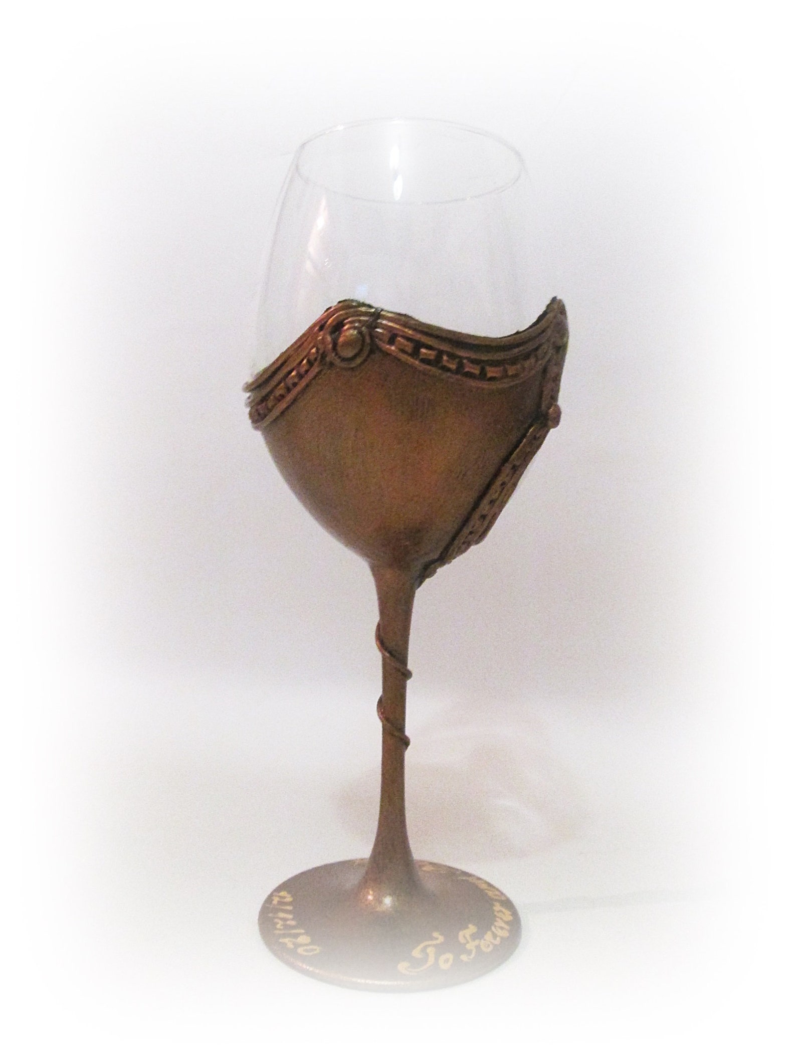 Antique Wine Goblets Bronze Wine Glasses Wedding Gift Toasting Etsy
