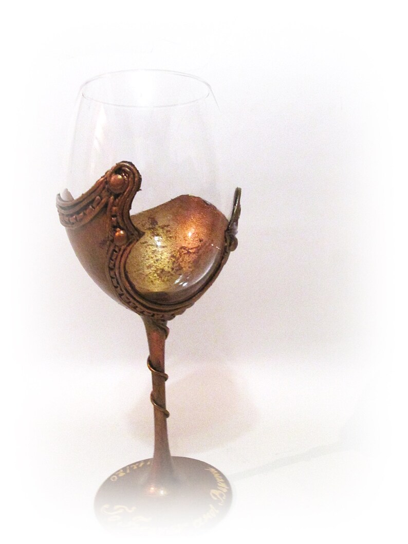 Antique Wine Goblets Bronze Wine Glasses Wedding Gift Toasting Etsy