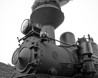 Steam Locomotives Lima Loco Works Vintage Black /& White Photo Print of TH Jefferson Locomotive Train Collectibles