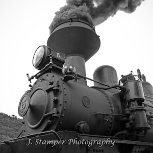 Amazing Shay locomotive photo.  Professional print, multiple sizes.  Very sharp image for the train lover or anyone else.  Very unique image