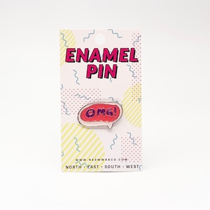 OMG Enamel Pin || Brooch || California