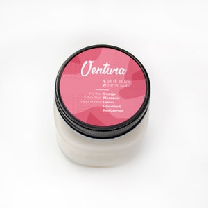 Ventura || Scented Soy Candle || California || Orange || Mandarin || Lemon || Grapefruit || Handmade || Handpoured || Mason Jar Candle