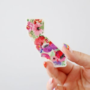Flowers CA Sticker